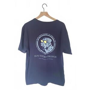 Southern Proper XL "The Original Party Animal" Tee / Navy / Grab it!